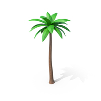Cartoon Tree Coconut Palm PNG & PSD Images