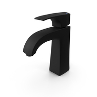 Betlem  Chrome Basin Mixer Black Matt PNG & PSD Images
