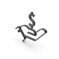 Dollar Hand Color Black PNG & PSD Images