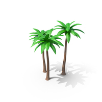 Cartoon Coconut Palm Tree PNG & PSD Images