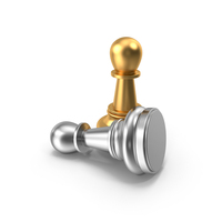 Metal Chess Pawns PNG & PSD Images