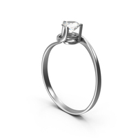 Solitaire Diamond Ring PNG & PSD Images