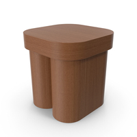 Wood Side Table PNG & PSD Images