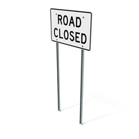 Road Closed Sign PNG & PSD Images