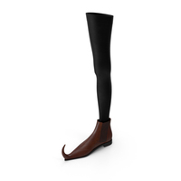 Witch Boot With Stocking PNG & PSD Images