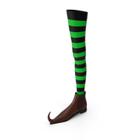 Witch Boot With Stocking PNG & PSD Images
