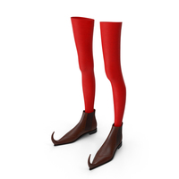 Witch Boots With Stockings PNG & PSD Images