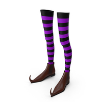 Witch Boots With Stockings PNG & PSD Images