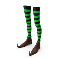 Witch Boots With Stockings PNG & PSD Images
