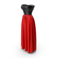 Corset Leather With Skirt PNG & PSD Images