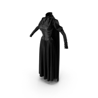Corset Dress With Cape PNG & PSD Images