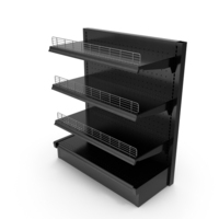 Cap End 54 Solid Shelf Fence PNG & PSD Images