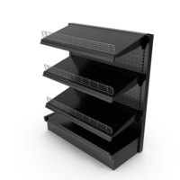 Cap End 54 Inclined Shelf Fence PNG & PSD Images