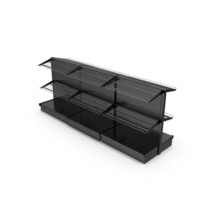 Double Sided 54 Wire Shelf PNG & PSD Images