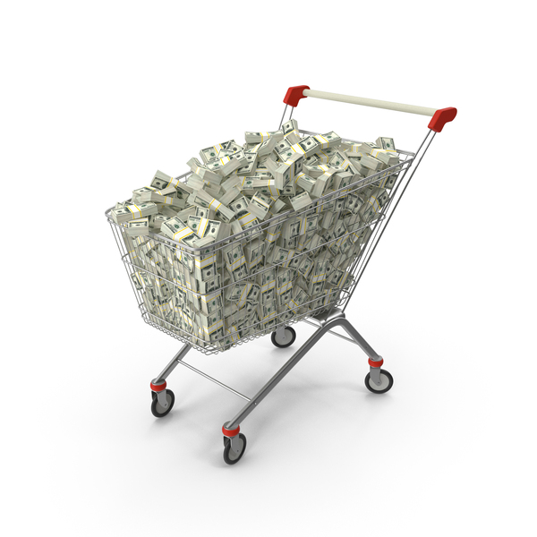 Trolley With Money PNG & PSD Images