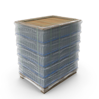 5 Row Glass Bottles Packed Cargo PNG & PSD Images