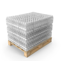 Small Packed Plastic Bottles Cargo PNG & PSD Images