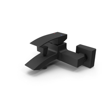Hopa Bathtub Mixer Tap Black Matt PNG & PSD Images