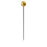 Pin Gold PNG & PSD Images