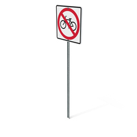 No Bicycles Sign PNG & PSD Images