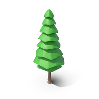 Cartoon Pine Tree PNG & PSD Images