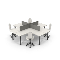 Office Table Arrangement PNG & PSD Images