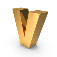Gold V PNG & PSD Images