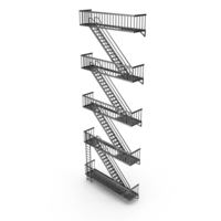 Fire Escape Stairs PNG & PSD Images