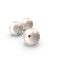 Bunch Of Three White Pearls PNG & PSD Images