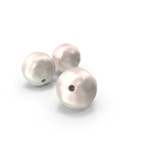 Bunch Of Three White Pearls PNG & PSD Images