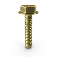 Gold Hex Bolt PNG & PSD Images