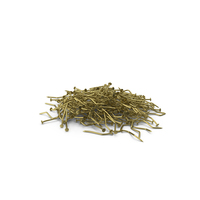 Gold Bent Nails PNG & PSD Images