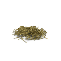 Gold Straight Nails PNG & PSD Images