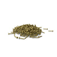 Gold Round Screws PNG & PSD Images