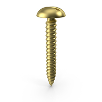 Gold Round Screw PNG & PSD Images