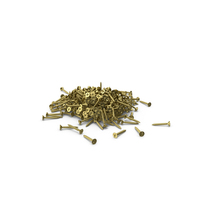 Gold Tapered Screws PNG & PSD Images