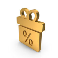 Gift Box Offer Percentage Symbol PNG & PSD Images