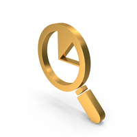 Magnifying Glass Pie Chart Symbol PNG & PSD Images
