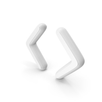 Angle Brackets Symbol PNG & PSD Images