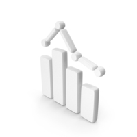 Downward Graph Symbol PNG & PSD Images