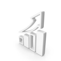 Growth Focused Chart Symbol PNG & PSD Images