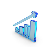 Glass Business Analytics Graph Symbol PNG & PSD Images