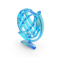 Glass Geography Globe Symbol PNG & PSD Images