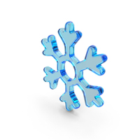 Glass Snowflake Symbol PNG & PSD Images