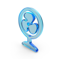 Glass Table Fan Symbol PNG & PSD Images