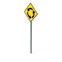 Roundabout Sign PNG & PSD Images