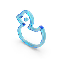 Glass Duck Symbol PNG & PSD Images