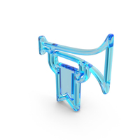 Glass Fanfare Symbol PNG & PSD Images