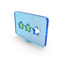 Two Stars Chat Bubble Symbol PNG & PSD Images