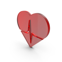 Heartbeat Center Line Symbol PNG & PSD Images